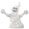 18" White LED Smiling Ghost Halloween Decor